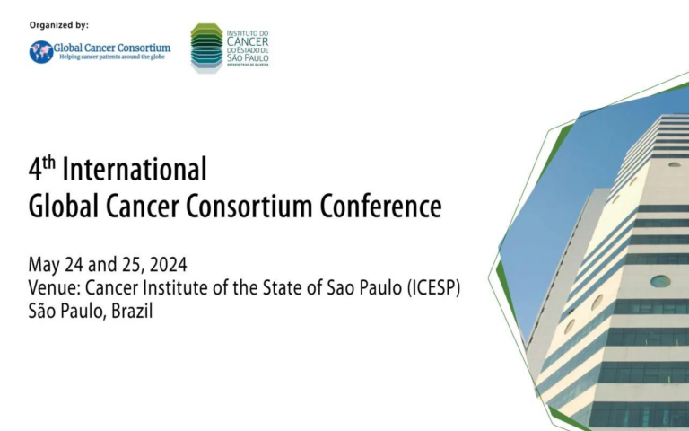 Banner da 4th International Global Cancer Consortium Conference.