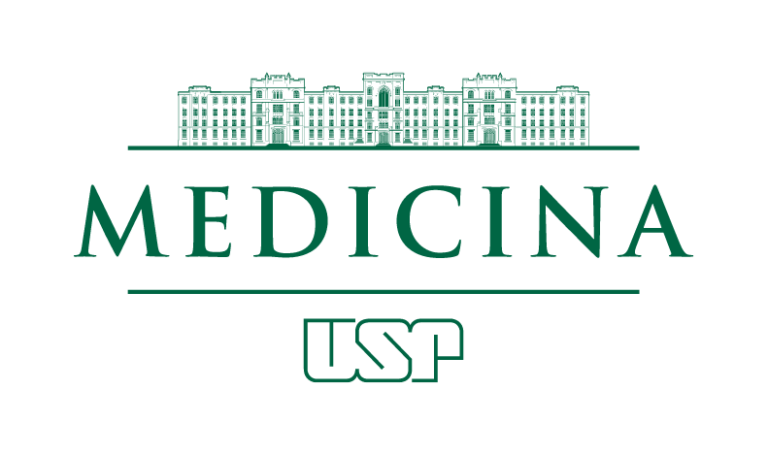 Logotipo da Faculdade de Medicina da USP.