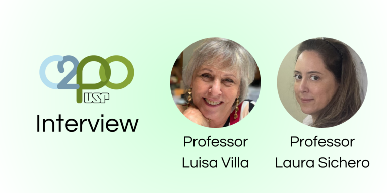 Banner: Professors Luisa Villa and Laura Sichero Interview.